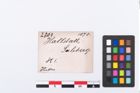 Etikett zu Keramikgefäß (NHMW-PRAE-002363)